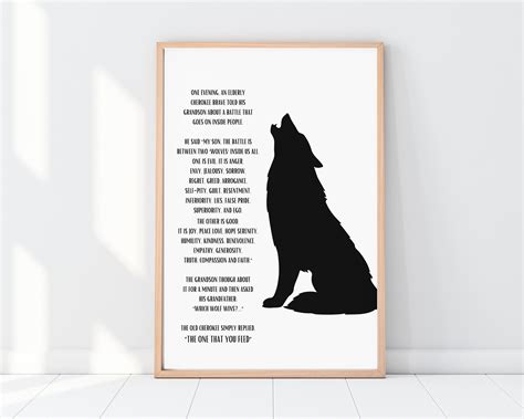 Native American Wolf Quotes Sayings