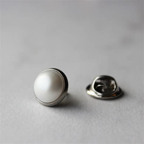 Pearl Tie Pin Pearl Pin For Men Pearl Wedding Tie Tack T Etsy