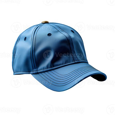 Blue Baseball Cap Isolated On Transparent Background Cap Cut Out Mock