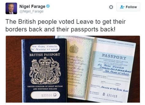 Should The Dark Blue British Passport Be Brought Back Bbc News