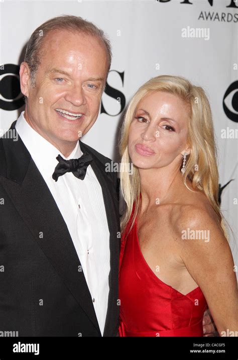 June 13 2010 New York New York Us Actor Kelsey Grammer And His Wife Camille Grammer