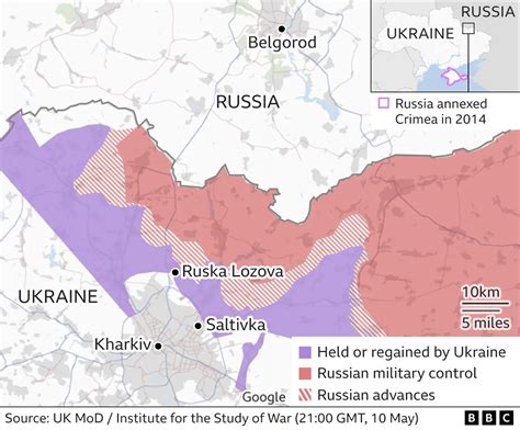 Ukraine War Russia Pushed Back From Kharkiv Report From Front Line