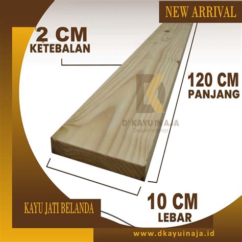 Jual Papan Kayu Palet Jati Belanda Serut Halus X X Cm