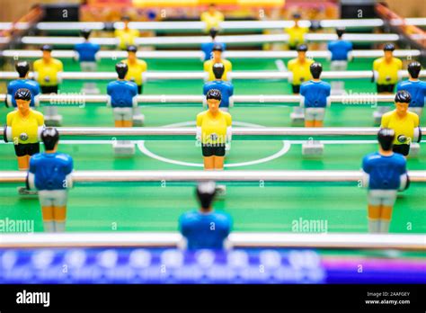 Foosball Table Soccer Hi Res Stock Photography And Images Alamy