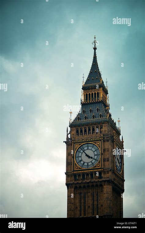 Big Ben Closeup In Westminster London Stock Photo Alamy