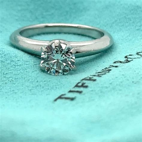 AUTHENTIC Tiffany & Co Engagement Ring 0.94ct - Etsy