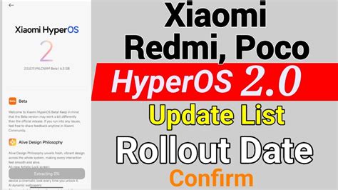 Hyperos Update Rollout Date India Hyperos Update All Xiaomi