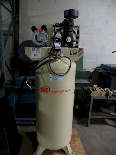 Ingersoll Rand 5 Hp Vertical Ss4 Air Compressors Tank Mounted