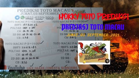 Prediksi Togel Toto Macau September Bocoran Togel Toto Macau