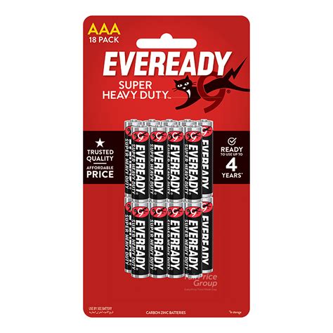 Eveready Battery Super Heavy Duty Aaa Ntuc Fairprice