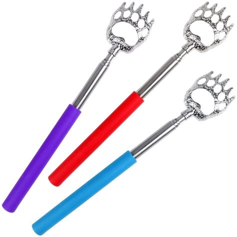 Bear Claw Back Scratcher Metal Extending Extendable Massager Portable