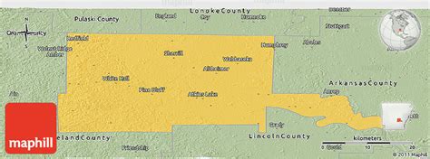 Savanna Style Panoramic Map Of Jefferson County