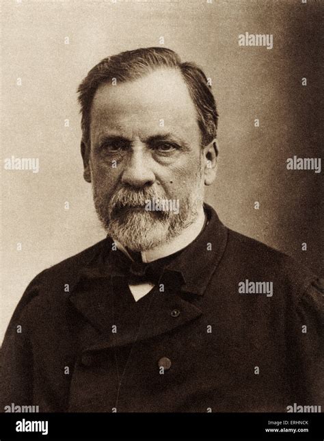 Louis Pasteur Portrait French Chemist Biologist And Founder Of