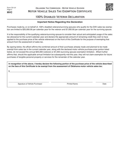 Otc Form 701 31 Fill Out Sign Online And Download Fillable Pdf Oklahoma Templateroller