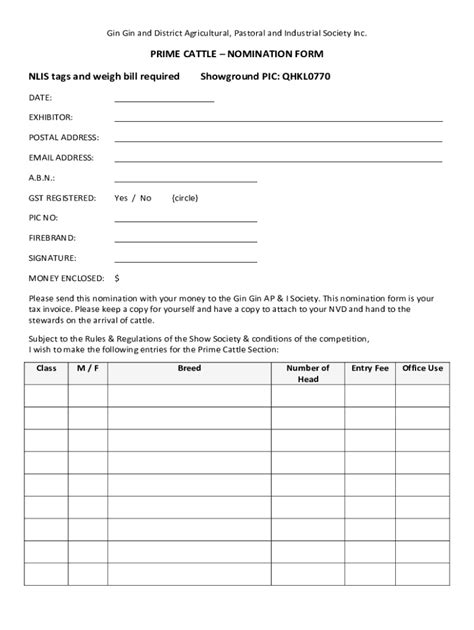 Fillable Online Livestock Identification Forms Fax Email Print Pdffiller