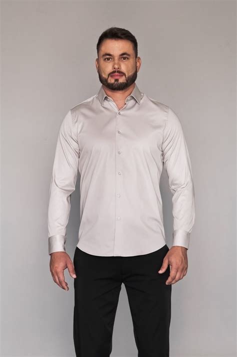 Camisa Cetim Elastano Navaratti Loja Oficial