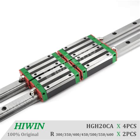 Hiwin Hgh Trilho De Guia Linear E Blocos De Transporte