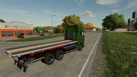 Flatbed Autoload Updated For Man Tgx2020 Addon Pack V1001 Fs22 Farming Simulator 22 Mods