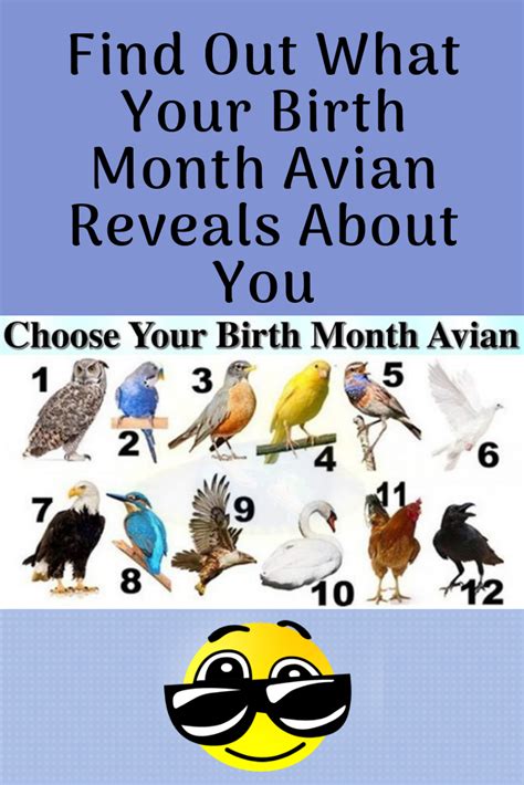 Find Out What Your Birth Month Avian Reveals About You Find Out