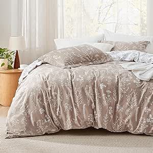 Amazon Bedsure Queen Comforter Set Light Taupe Comforter Cute