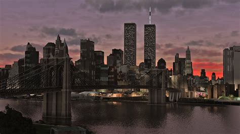 Marine Flightsim WTC World Trade Center Twin Towers 1999 2 By