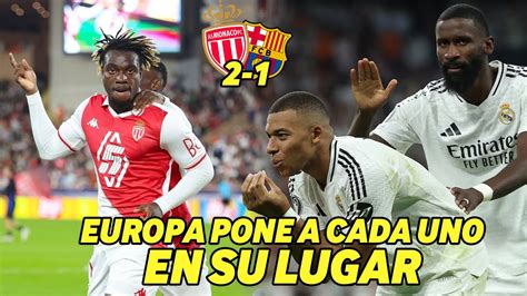 Europa Pone Al Barca De Flick En Su Sitio Monaco Vs Barca Youtube