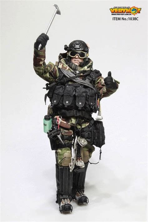 Toyhaven U S Navy SEAL Polar Mountain Striker Uniform Set Woodlands Camouflage From Very Hot
