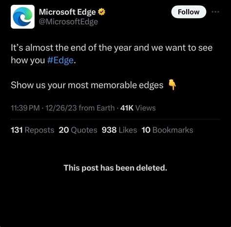 Microsoft tweet fail | Edging / Edge | Know Your Meme