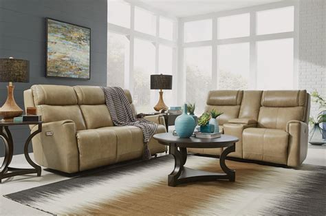 Flexsteel Latitudes Holton 2-Piece Leather Power Reclining Living Room Set - Leather Living Room ...