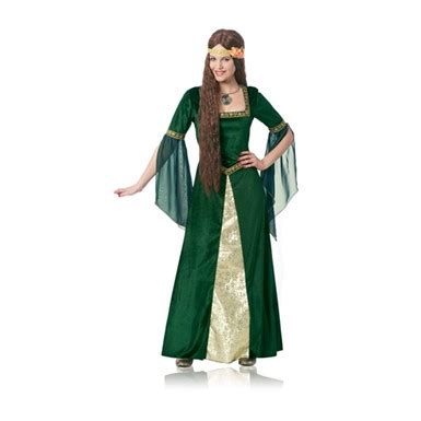 Womens Green Renaissance Lady Costume Renaissance Costumes