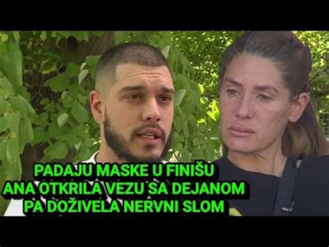 Padaju Maske Ana Ćurčić Otkrila Detalje Povezanosti sa Dejanom