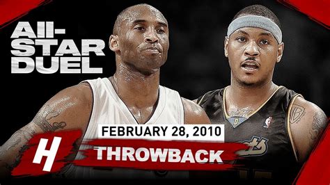 NBA Throwback Kobe Bryant Vs Carmelo Anthony WCF REMATCH Duel