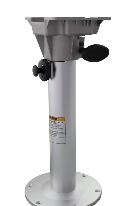 Boat Seat Pedestal, Adjustable Heights. 495 - 795mm | Rockboat Marine