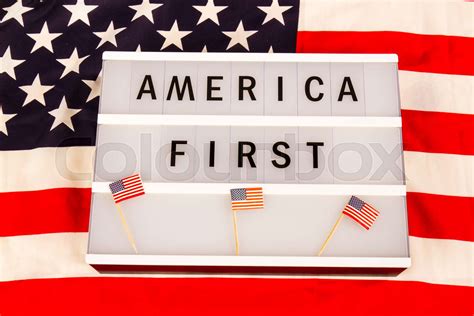 America First | Stock image | Colourbox