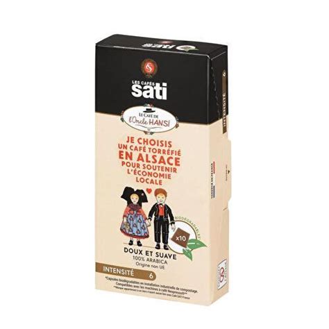 Sati Capsules café hansi x10 Supermarchés Match