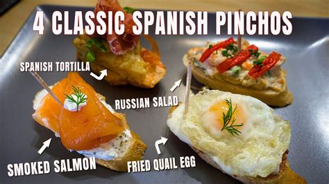 4 CLASSIC SPANISH TAPAS | EASY SPANISH TAPAS IDEAS | Chef James - YouTube