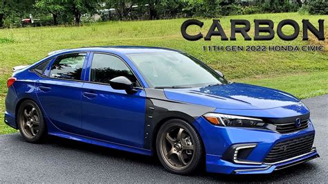 Carbon Fiber Fenders For The Th Gen Honda Civic Youtube