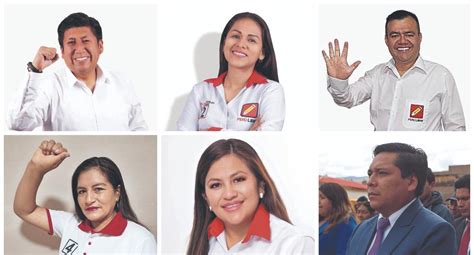 candidatos al Congreso por Perú Libre EDICION CORREO