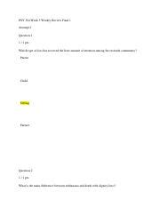 PSY 304 Week 5 Weekly Review Final 1 Pdf PSY 304 Week 5 Weekly Review