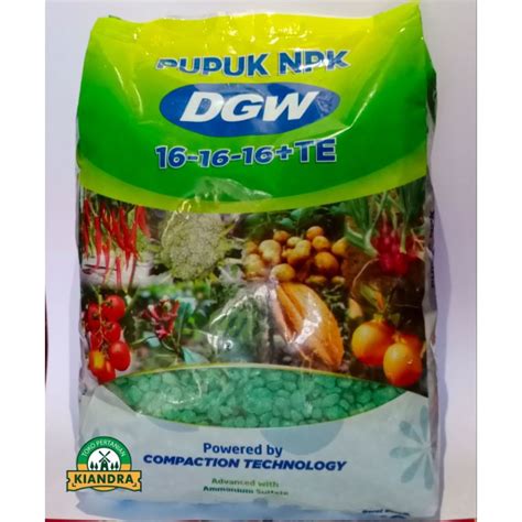 Jual Pupuk NPK DGW 16 16 16 TE Kemasan 1 KG Shopee Indonesia