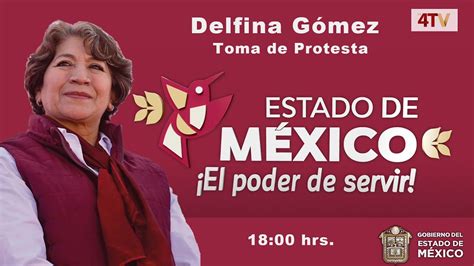 Delfina Gómez toma Protesta como Gobernadora desde Toluca Estado de