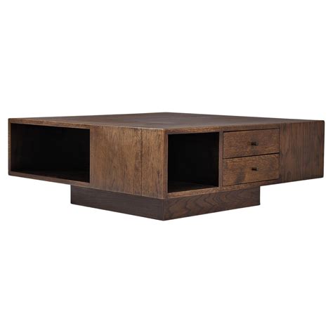 Natural Stained Oak Coffee Table At 1stdibs