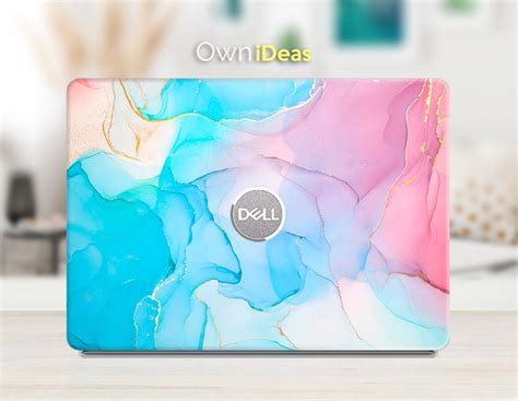 Dell Inspiron Laptop Skins Decal Marble Texture Design Etsy