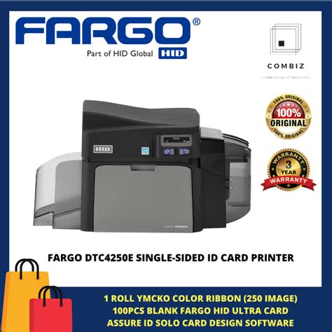 FARGO DTC4250E SINGLE SIDED ID CARD PRINTER Lazada