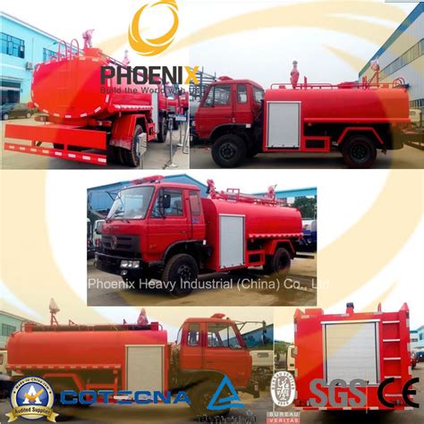 3000L Dry Powder Fire Fighting Truck With Dongfeng Chassis Dongfeng