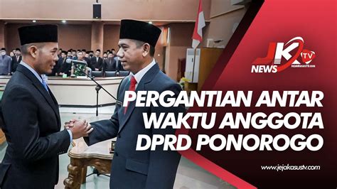 Rapat Pergantian Antar Waktu PAW DPRD Ponorogo Agus Suwito Resmi