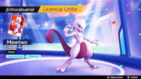 Asi Es El Nuevo Pokemon Mewtwo Gameplay Art En Pokemon Unite Youtube