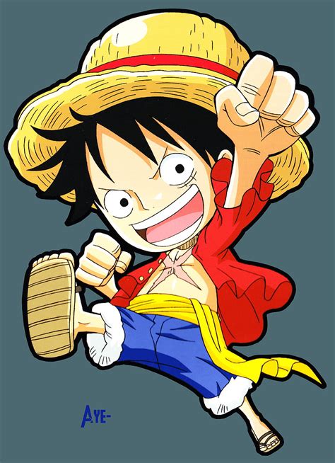 How To Draw A Chibi Luffy From One Piece, Step By Step,, 52% OFF