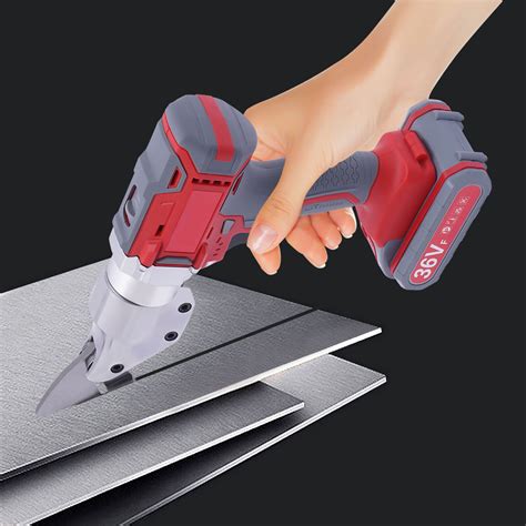 Heavy Duty Electric Tin Snips Sheet Metal Cutter Scissors Power Tool ...