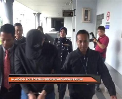 Anggota Polis Direman Berhubung Dakwaan Rasuah Video Dailymotion